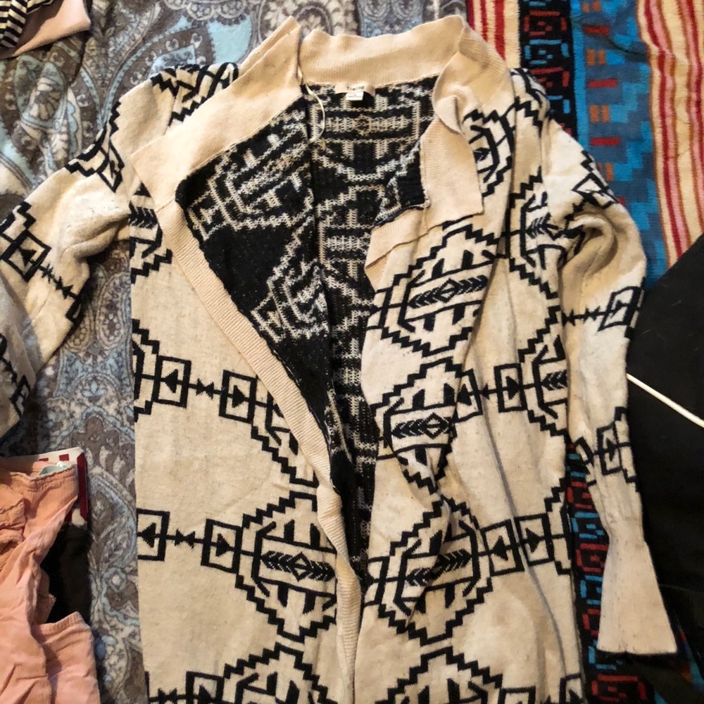 aztec cardigan